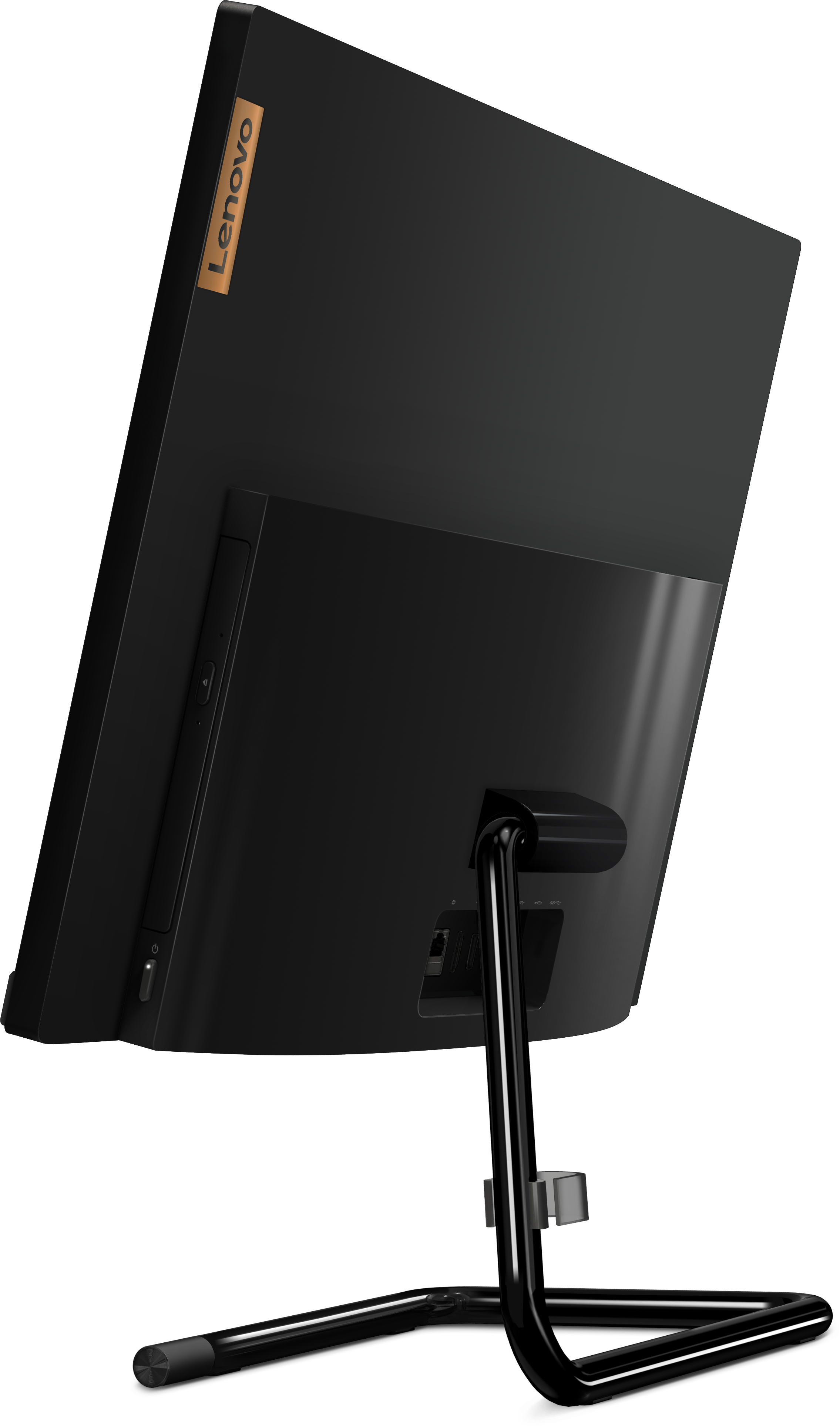 F0E7003RRK ideacentre aio a340-24igm 23.8"(1920x1080 ips)/intel celeron j4025(2ghz)/4096mb/512ssdgb/dvdrw/int:intel uhd graphics 600/bt/wifi/war 1y/5.87kg/black/dos + клавиатура, мышь usb Lenovo Santreyd  - Вид №6