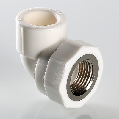 VTp.752.0.02005 Фитинг полипропиленовый – угольник с переходом на внутреннюю резьбу Valtec 20 мм х 3/4"  - Вид №1