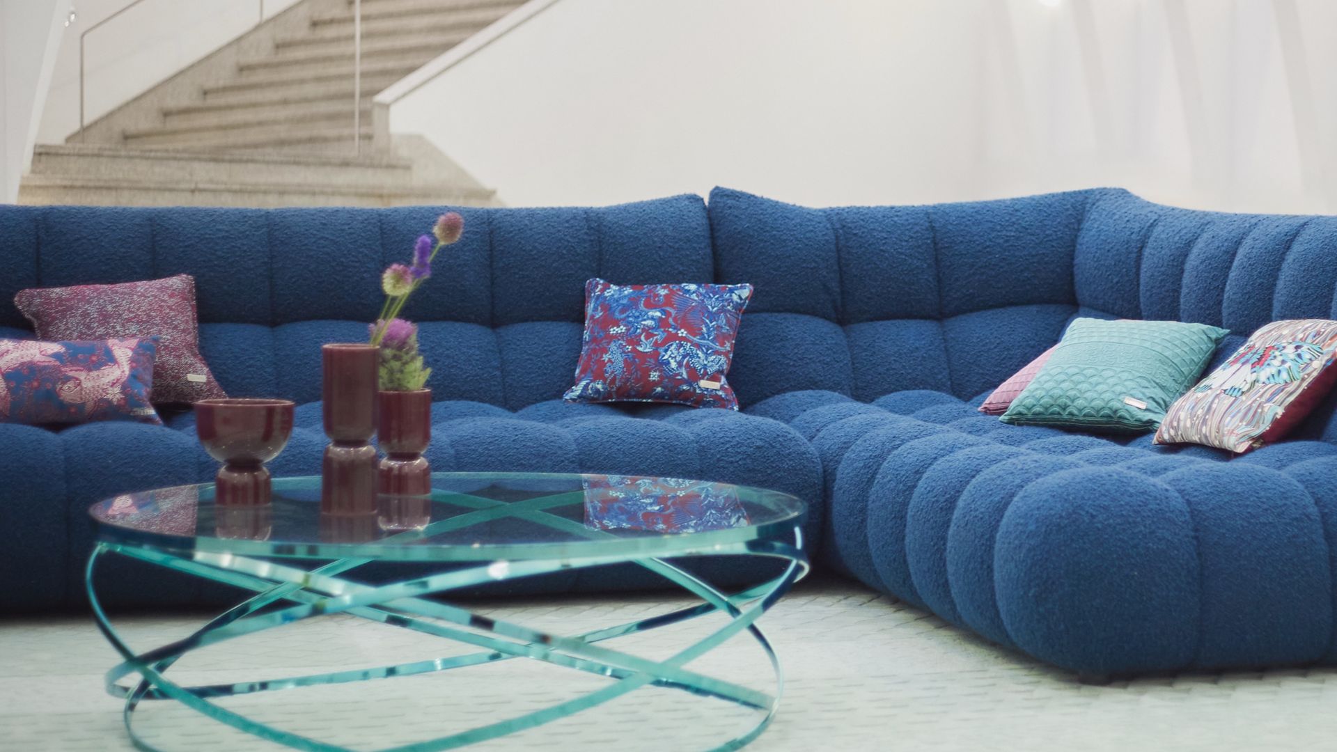 Угловой диван из ткани ROCHE BOBOIS Les Contemporains ARCH-00029597 - Вид №9