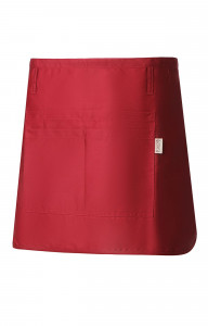 59926 Фартук  укороченный, цвет burgundy BARISTA  Одежда для официантов  размер