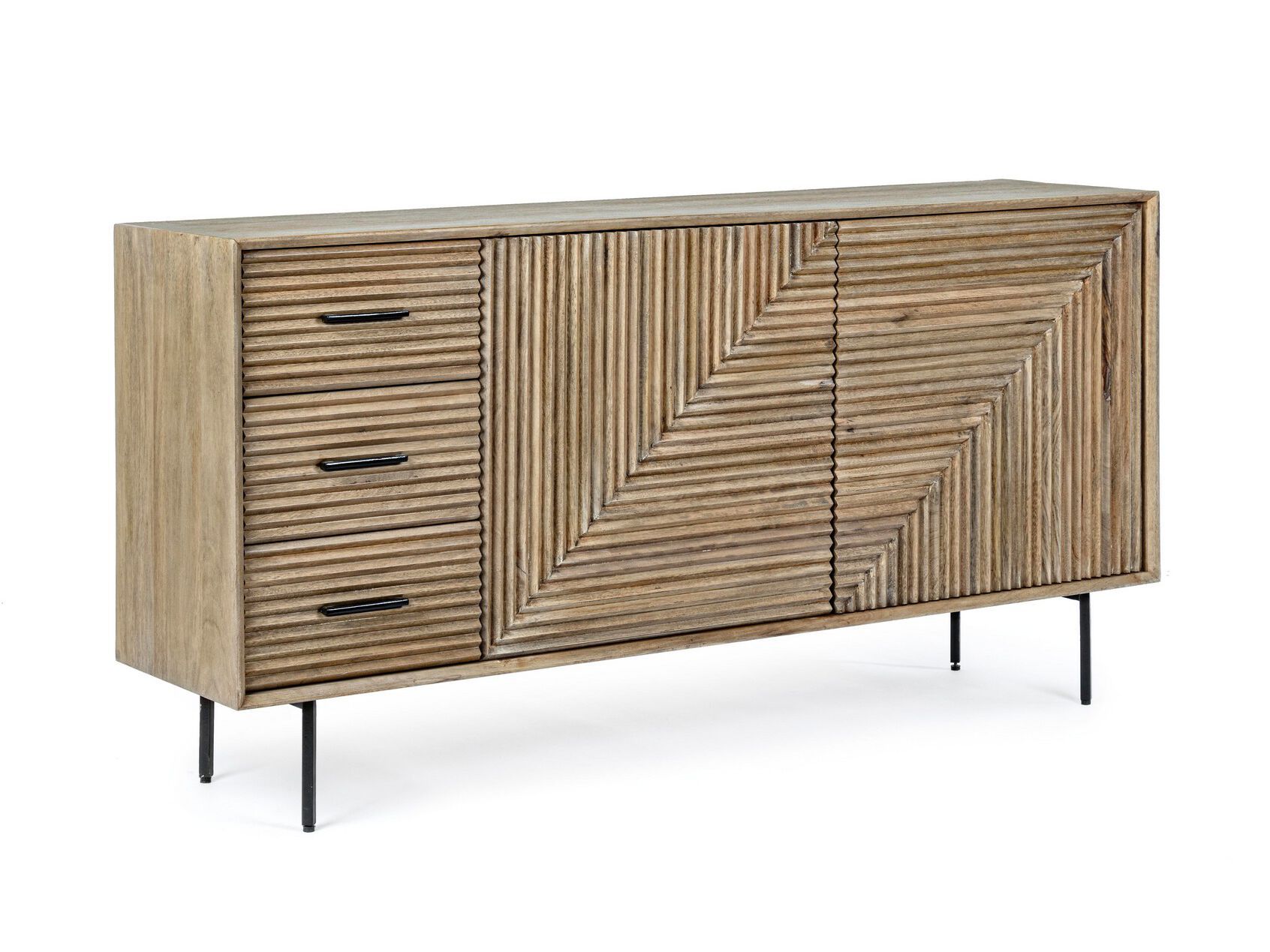 Манго шкаф с распашными дверцами и ящиками BIZZOTTO Darsey ARCH-00147653