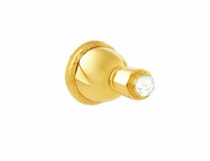 051275.000.01 Крючок для халата с кристаллами сваровски Золото 24К
