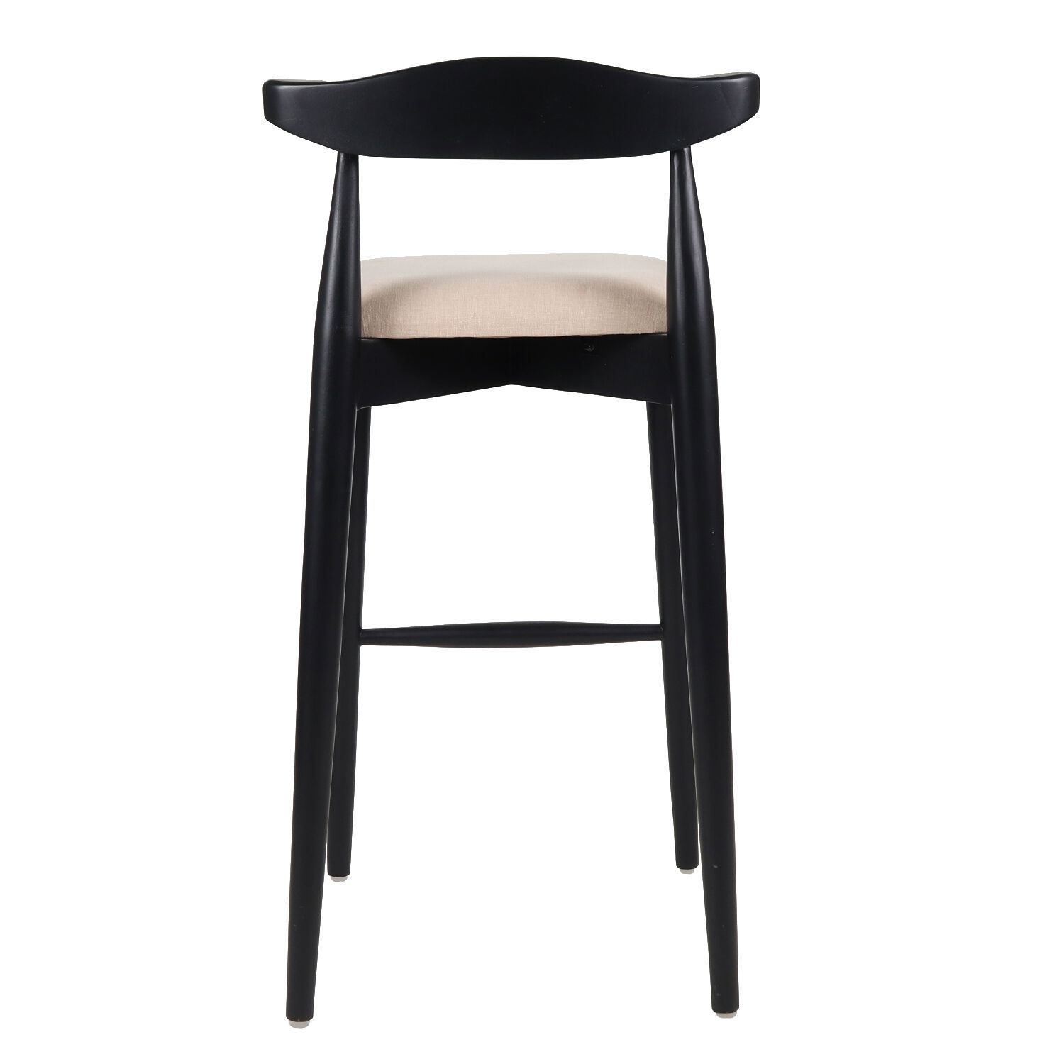 Высокий стул из акации с мягким сиденьем POMAX Madela ARCH-00090445 - Вид №9