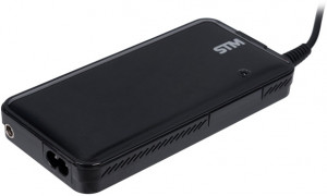DLU90 Nb adapter dual , 90w, eu ac power cord& car cigaratte plug, usb(2.1a) STM