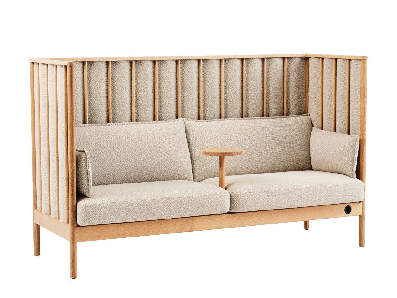 3-местный деревянный диван с высокой спинкой Karl Andersson Ondulé ARCH-00135427