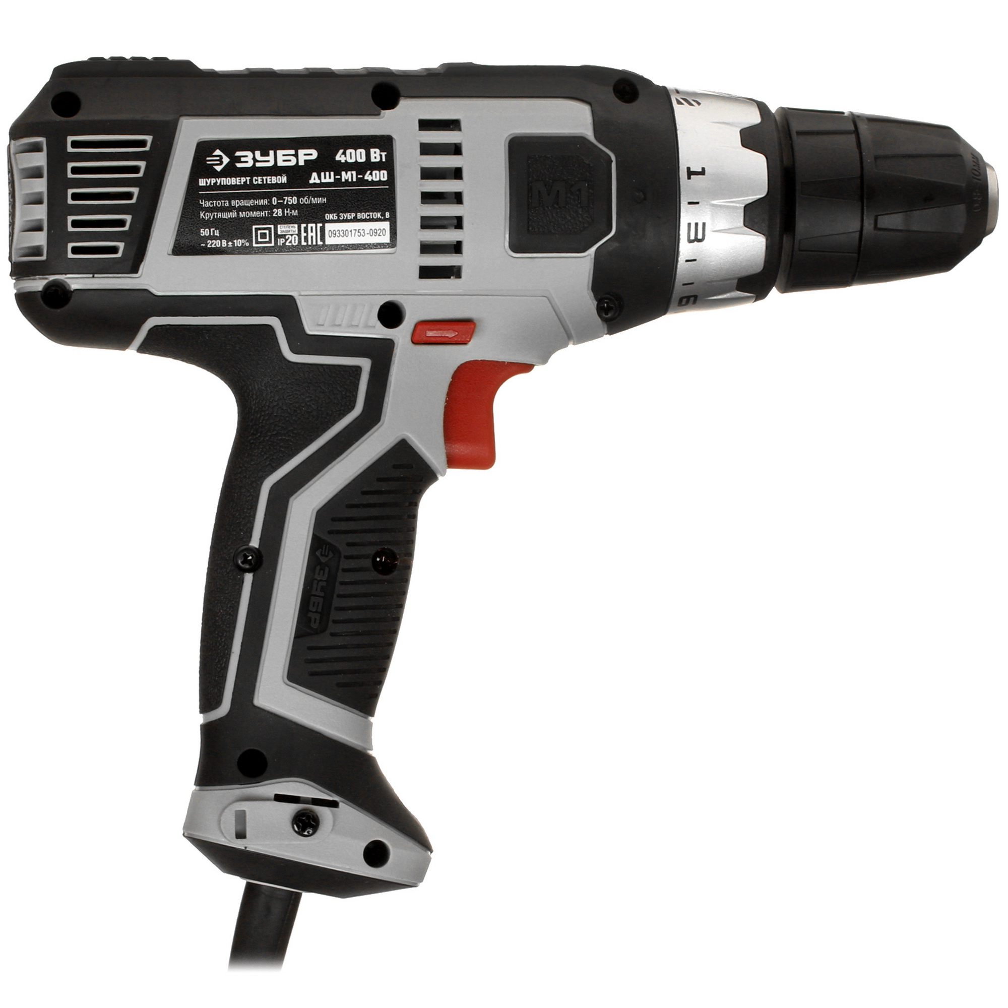 Дрель-шуруповерт Зубр ДШ-М1-400 8164212 STDN-0006249 - Вид №1