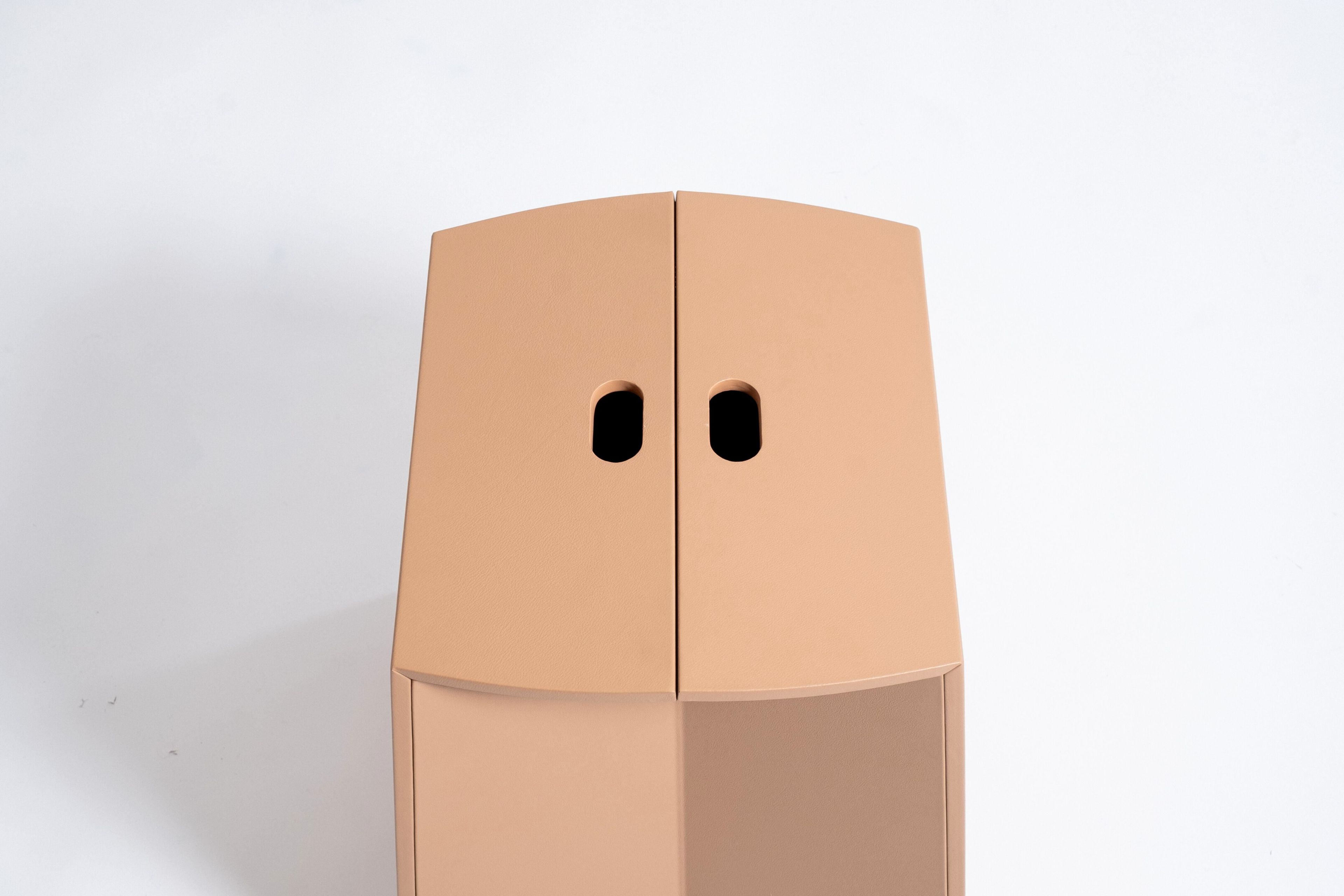 Кожаный складной низкий стул Patrick Jouin Edition MATE ARCH-00007338 - Вид №3