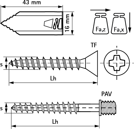 6114121 BIS XL монтаж в двуслойном гипсокартоне walraven  - Вид №1
