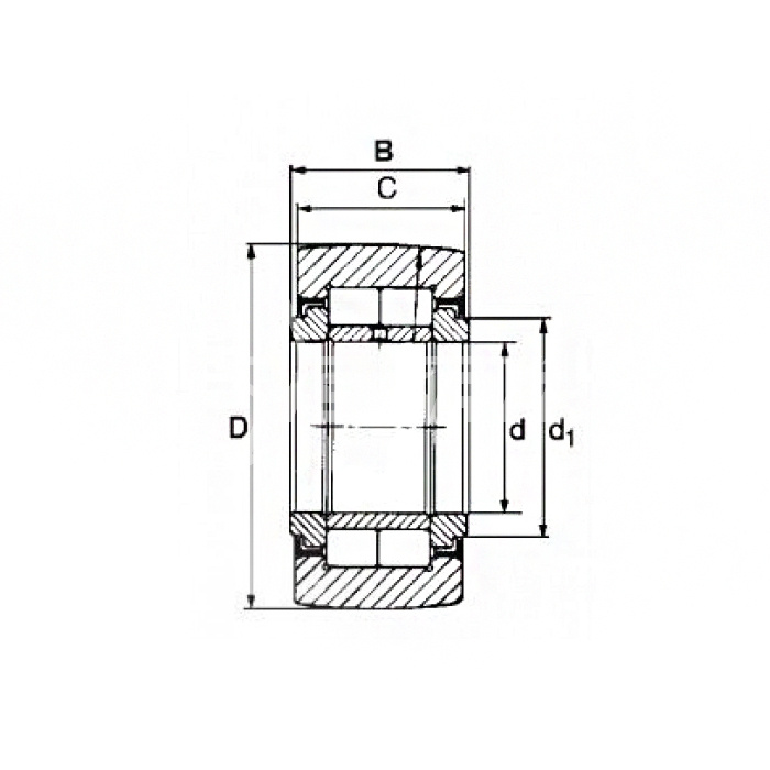 IS1750 Опорный ролик NUTR25 ISKRA  - Вид №1
