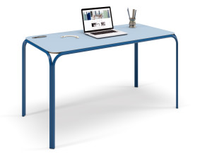 Прямоугольный рабочий стол с системой люверсов