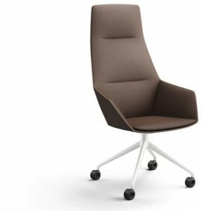 Brunner Офисное кресло на козлах из ткани с подлокотниками Ray