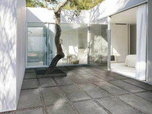 MARAZZI Пол для улицы из керамогранита с эффектом бетона Memento