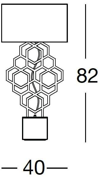 Longhi Настольная лампа прямого света Loveluxe 2018 – illusion collection Z 247 - Вид №7