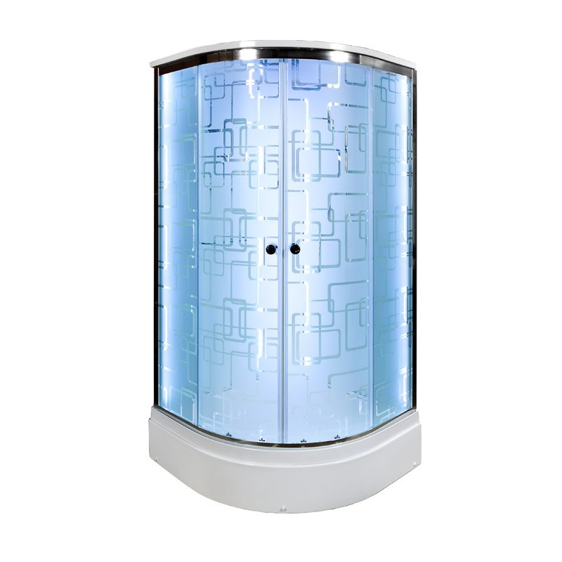 L 902 R N без крыши Душевая кабина DETO Серия L ЕМ2710 LED с гм. - Вид №6