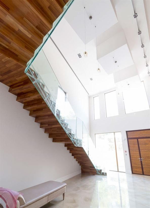 Siller Treppen Открытая лестница из дерева и стекла sun-id-1445975 - Вид №2