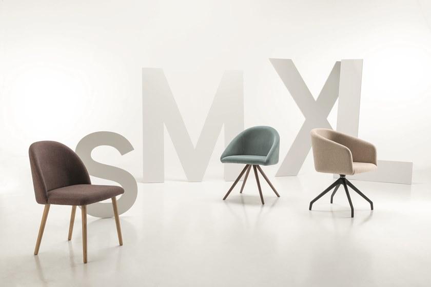 Luxy Стул на козелке из ткани с подлокотниками Bloom 4blfl22 - Вид №5