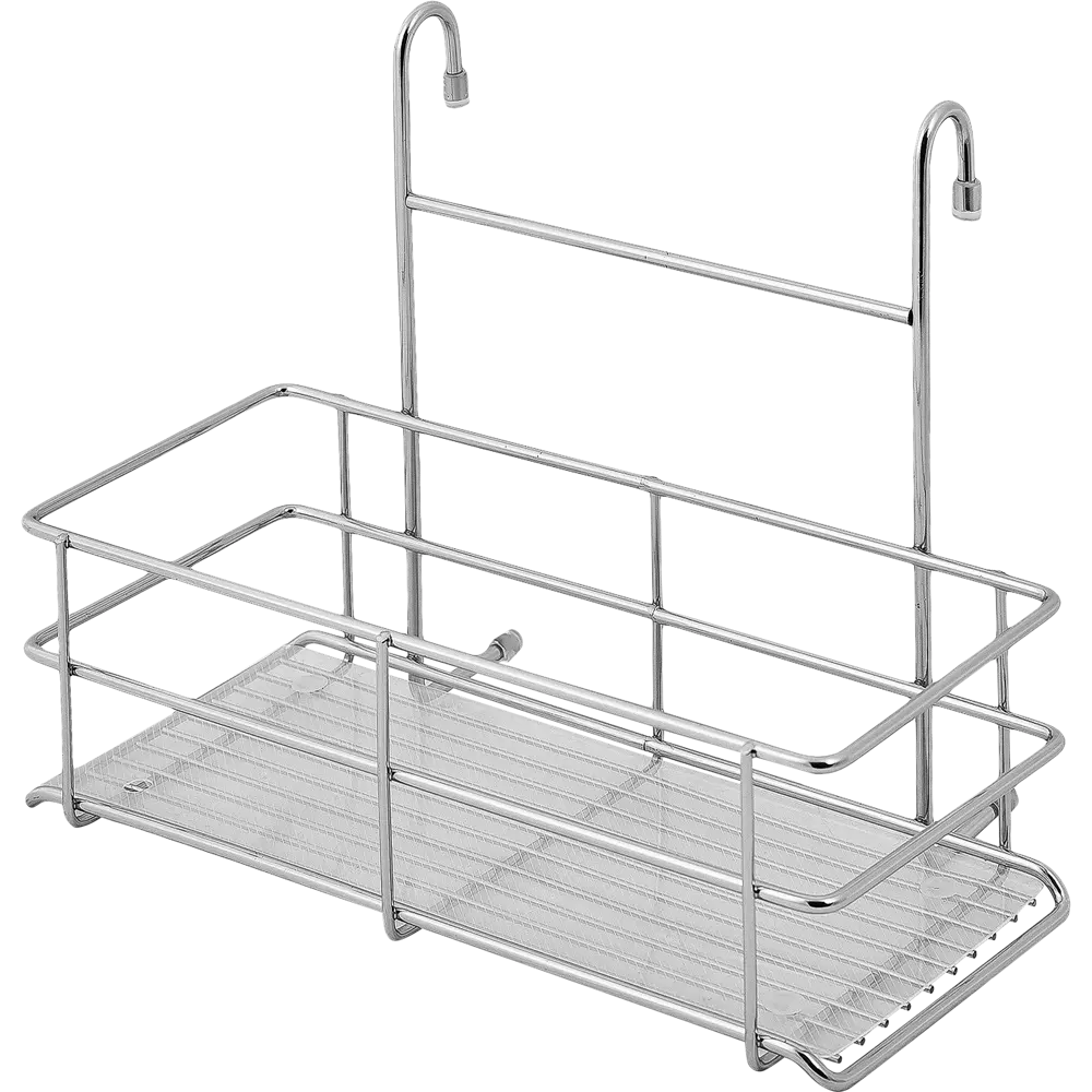 Полка для рейлинга Аквадекор Stick 25.2x16.7x18 см сталь цвет серый STLM-2113886