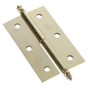 Петля мебельная карточная съёмная левая Amig 541 70x45 мм сталь цвет золото