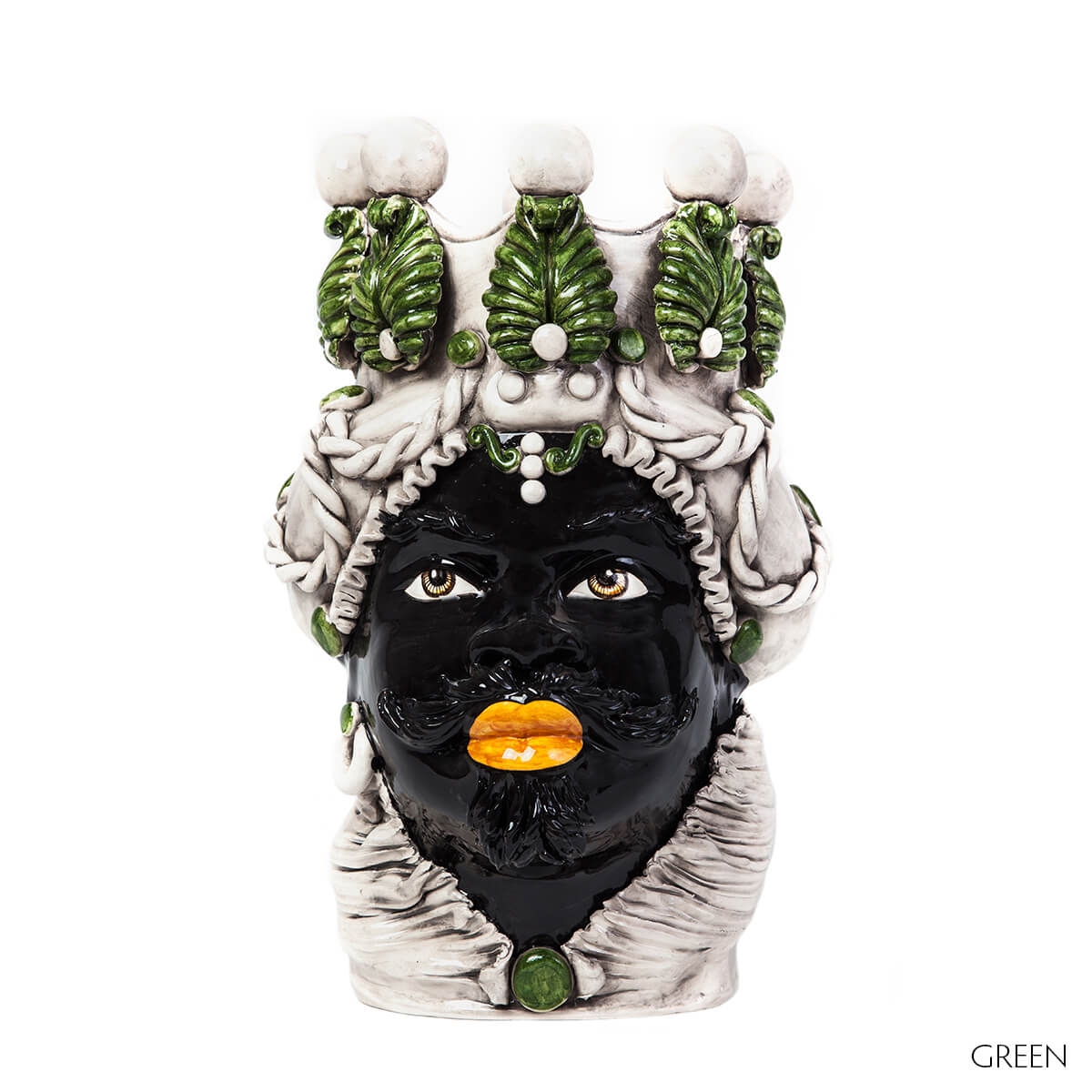 200655,9 ABHIKA ВАЗА МУЖСКАЯ МОРО БОЛЬШАЯ BLACK 200655.9 - Вид №2