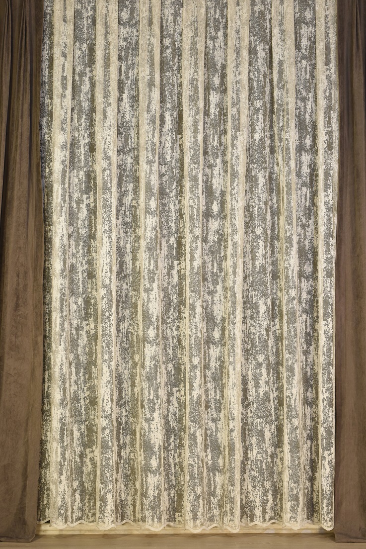Тюль ELIT HOME Жаккард сетка кремовый 290 см 85337344 STLM-0061824