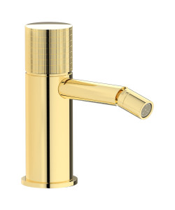 Смеситель для биде на 1 отверстие в комплекте с донным клапаном. WE ARE IB ga220ii Pale Gold Gatsby