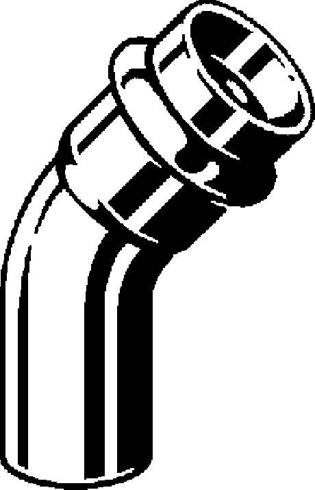 Viega Отвод 45° Sanpress Inox 2326.1 (435424) 435 424 - Вид №1