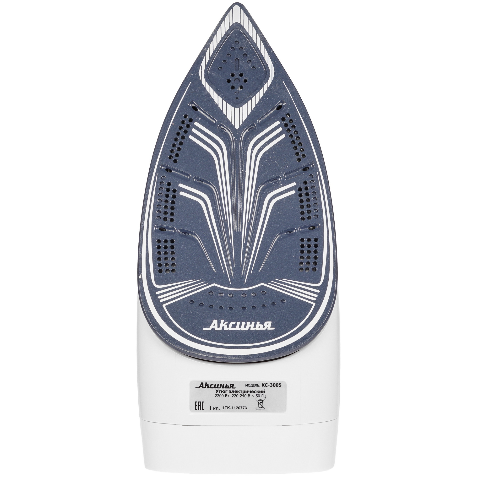 9235590 Утюг АКСИНЬЯ КС-3005 белый STDN-0106316 - Вид №3