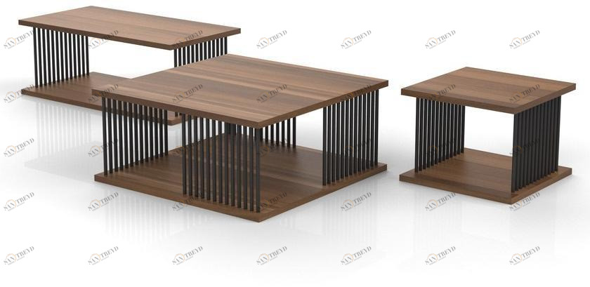 Tuna Ofis Столик из фанерованной древесины Corinth sun-id-1376496