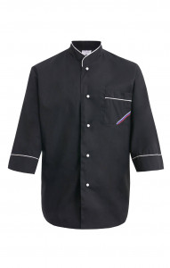 69104 Куртка поварская "Люкс-Лайт" черная  Повар  размер 52-54/182-188