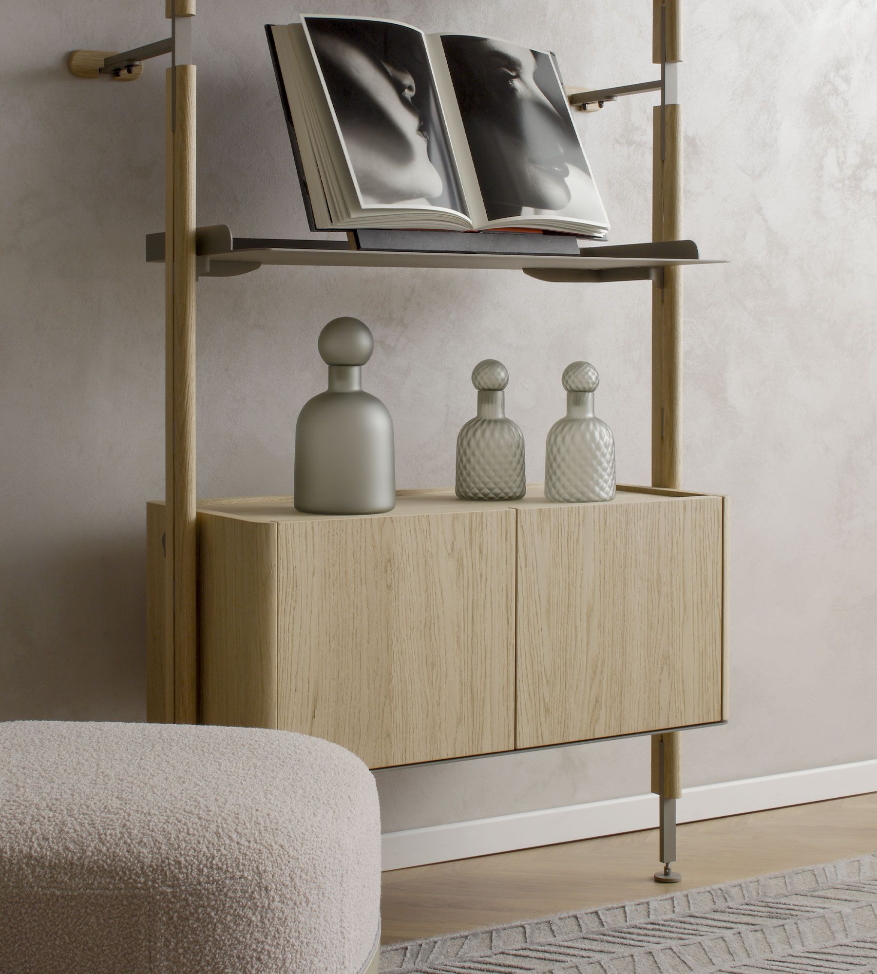 Книжный шкаф из массива дерева Morica Design Кутюр ARCH-00103529 - Вид №8