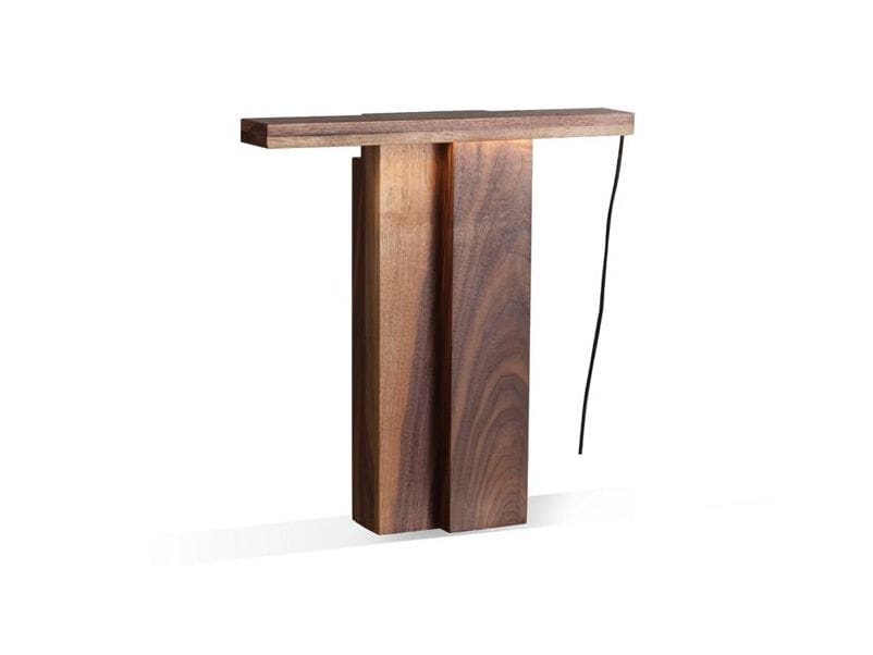 Светодиодная настольная лампа из орехового дерева ROCHE BOBOIS NORRO ARCH-00146054 - Вид №1