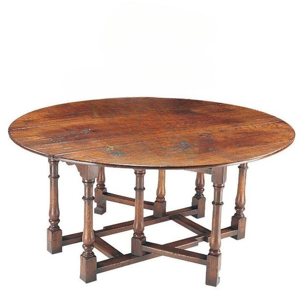 HT134 Одинарный обеденный стол Gateleg ijlbrown 