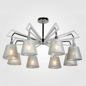 Потолочная люстра Eurosvet Alicante 60082/8 хром EUROSVET ДИЗАЙНЕРСКИЕ, ALICANTE 278997 Серый