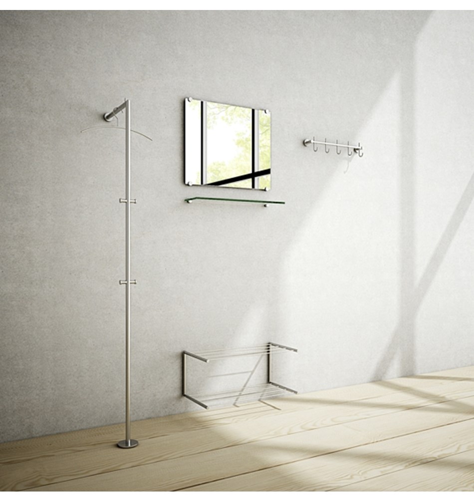 FROST Крючок 2x5 » полированный. Нержавеющая сталь Полированный O1132  - Вид №1