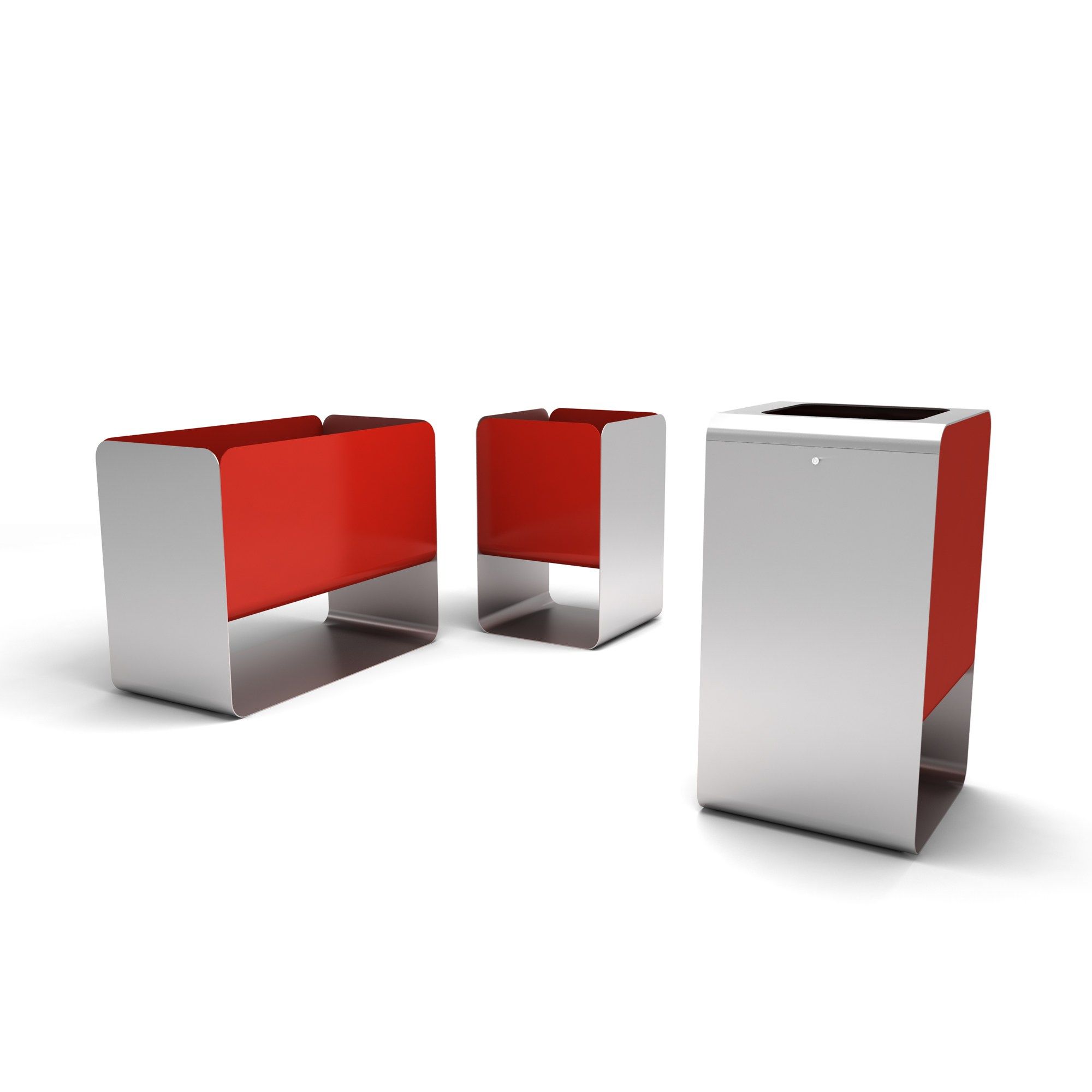 Наружная стальная стойка для мусора LAB23 Smith ARCH-00041087 - Вид №5