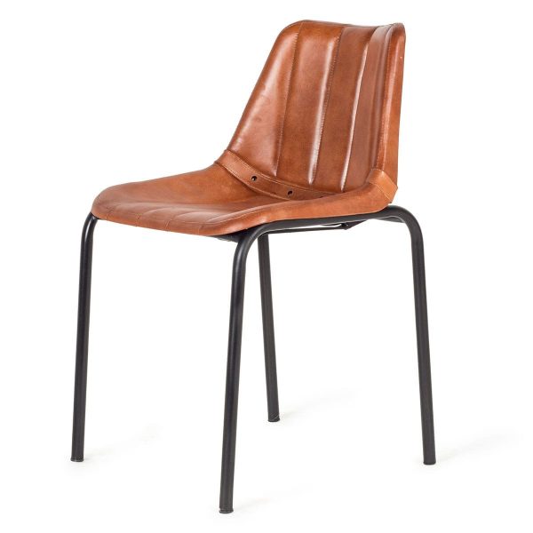 080652 Стул обитый кожей Francisco Segarra Mews Santreyd - Вид №1