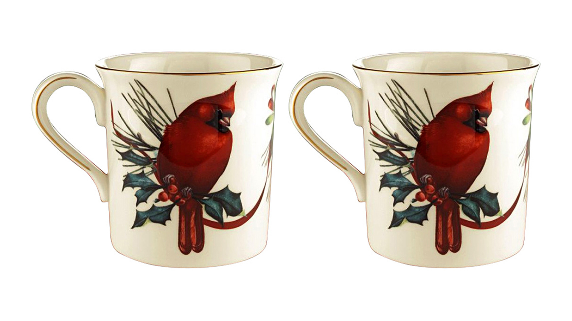 10669433 Lenox Набор кружек Lenox "Кардинал" 350мл, 2 шт Фарфор  - Вид №1