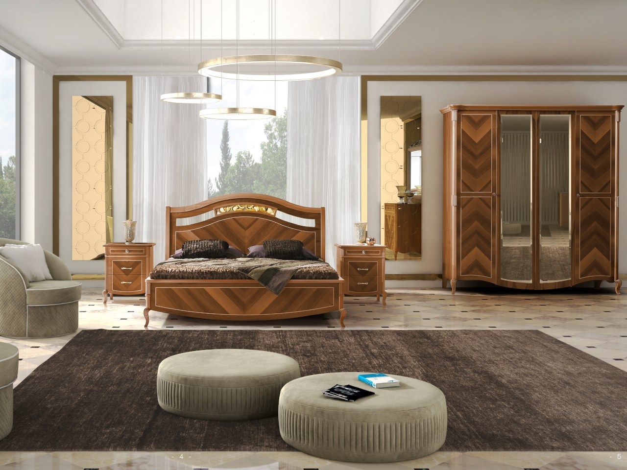 Деревянная кровать размера "king-size" CASA +39 Prestige 2 ARCH-00152430 - Вид №2