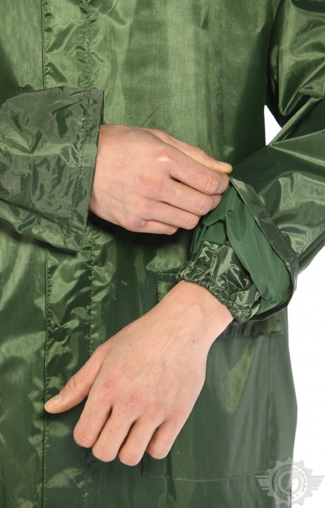4957151 Плащ "Альбатрос ЛАЙТ" влагозащитный зеленый  Непромокаемая спецодежда  размер XL  - Вид №10