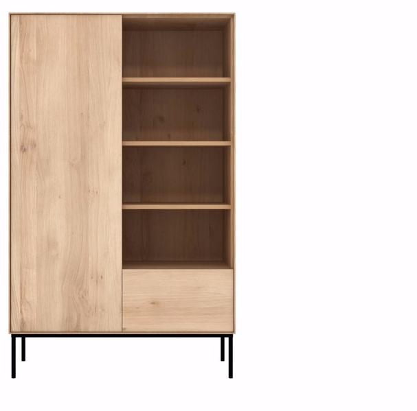 Ethnicraft Комод из дуба с распашной дверцей и ящиком Oak whitebird 051469 - Вид №1