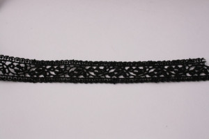 3489 Гипюр 17 мм черный Gamma