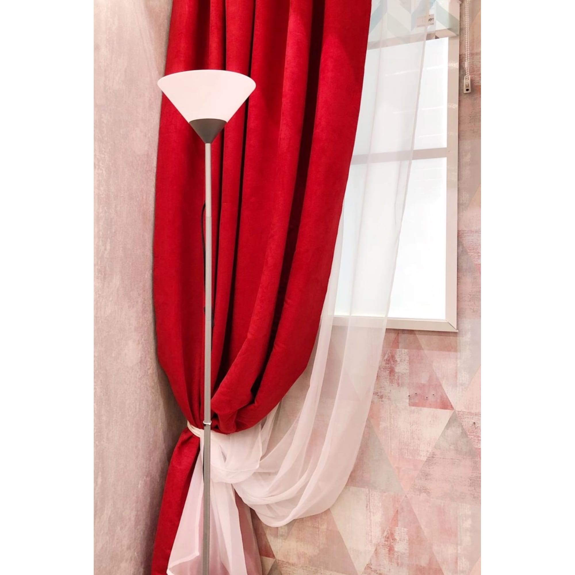 11984375 Торшер «Конус-1» 1xE27х60 Вт, пластик, цвет серебристый Santreyd  - Вид №7