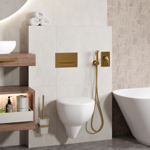 A71097 Встраиваемый комплект для биде со шлангом 150 см WasserKRAFT