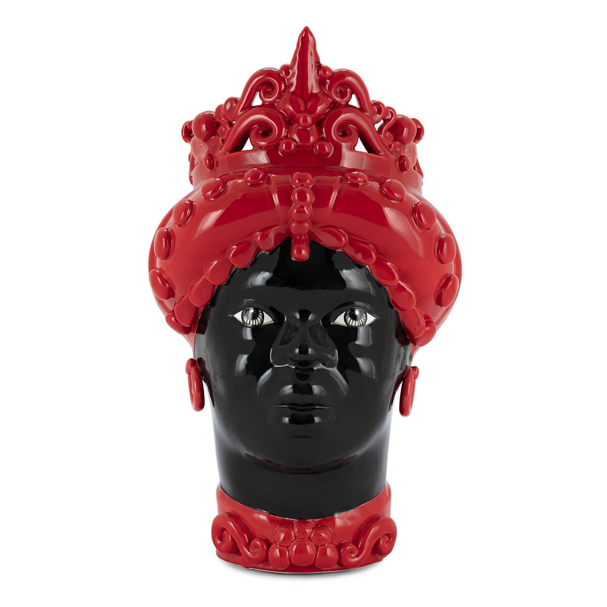 201064-10 ABHIKA ВАЗА MORO LADY MED. ПРОСТО WHITE  - Вид №2