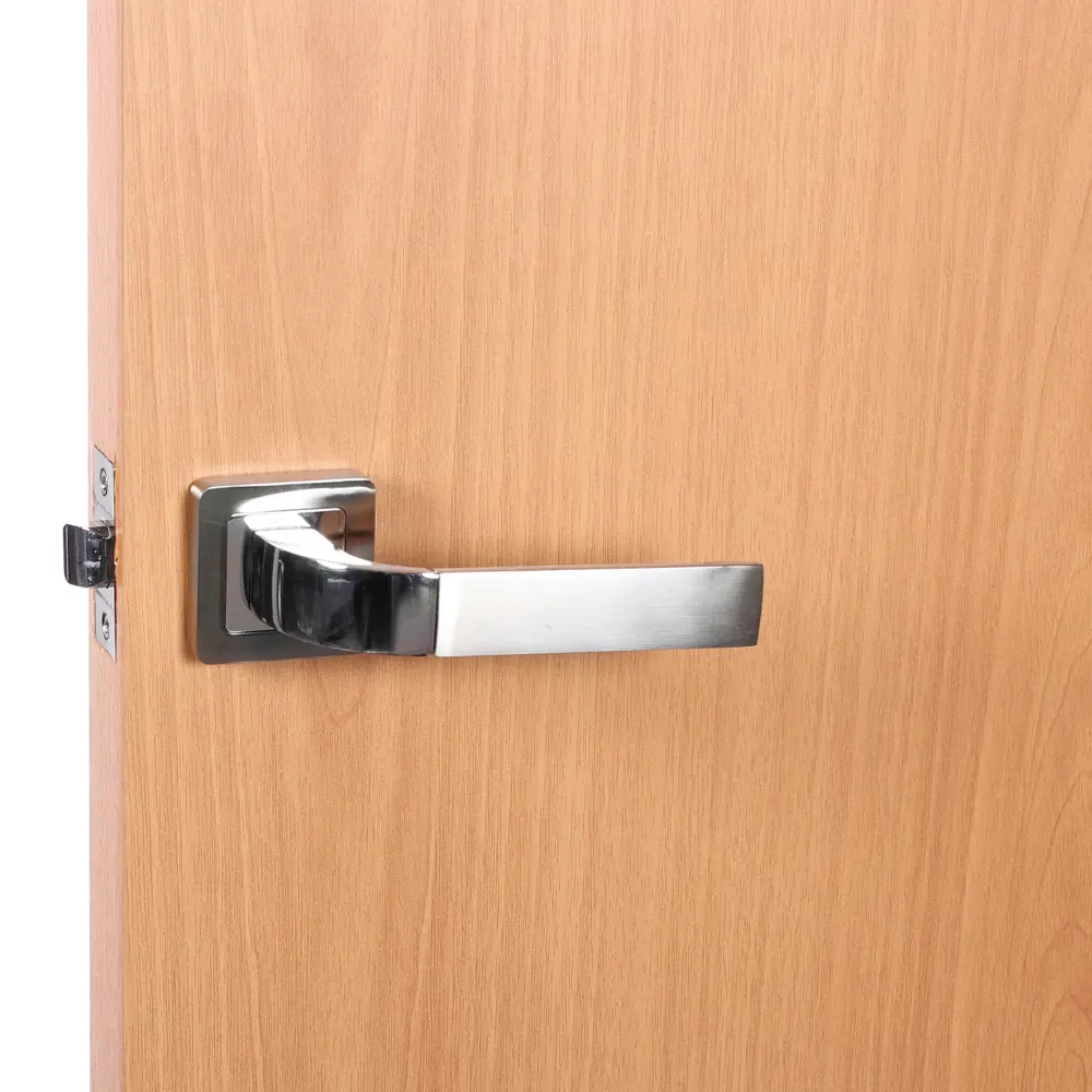 Ручка дверная на розетке ORION QR/HD SN/CP-3, цвет матовый никель/хром PUNTO STLM-2058140 - Вид №6