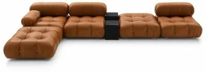 B&B Italia Модульный кожаный диван с тафтингом Camaleonda