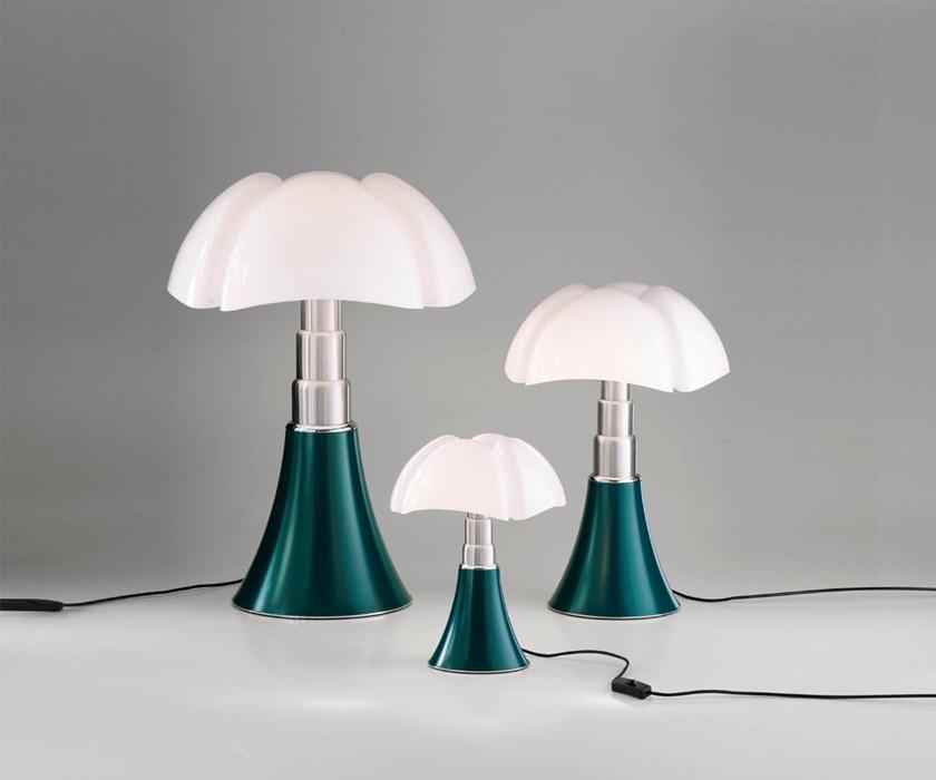 Martinelli Luce Настольная лампа из стали с абажуром из метакрилата Pipistrello 620/j - Вид №6