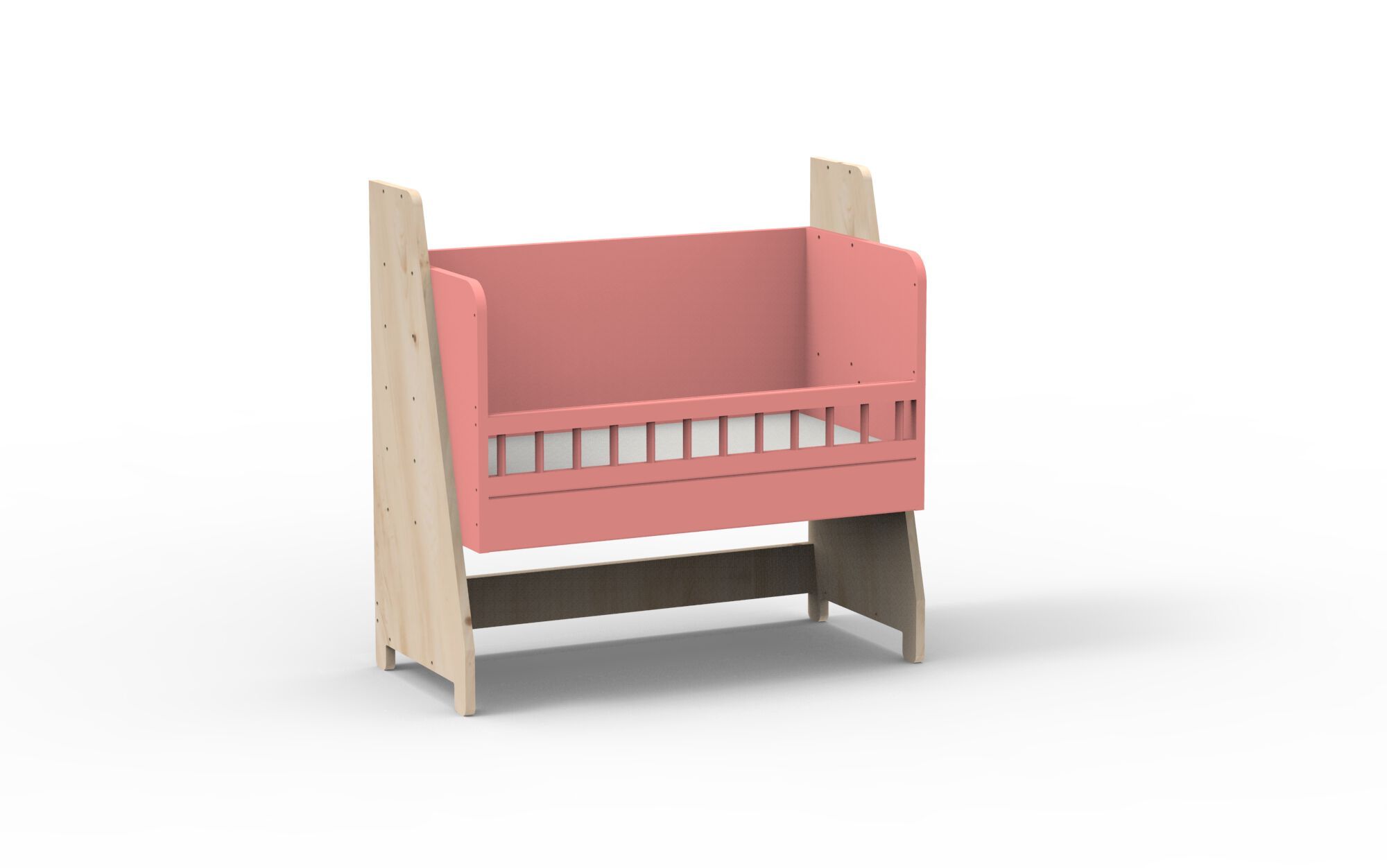 Лакированная деревянная кровать для сна Mathy by Bols ASYMETRY ARCH-00052185 - Вид №32