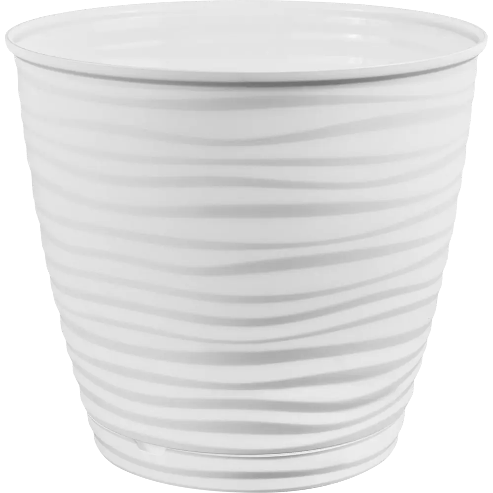 IDI LAND Горшок Saffron для комнатных растений белый 26.7×24.5 см 87180081