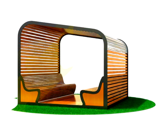 14424 ТЕРРА Relax 01, беседка парковая LAB.Space  - Вид №2